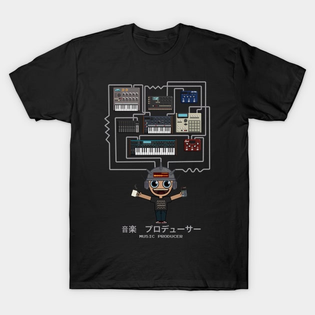 Music Producer and Electronic Musician T-Shirt by Mewzeek_T